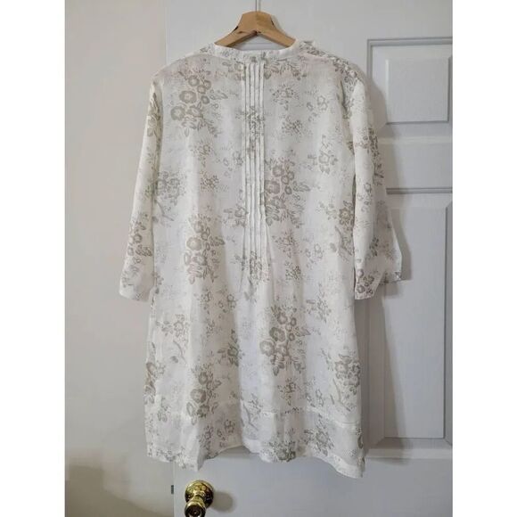 CP SHADES Linen Floral Print Tunic S - Picture 9 of 10